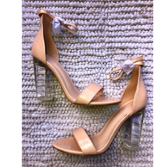 charlotte russe clear heels